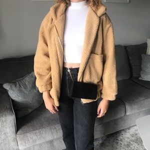 FREE PEOPLE Black Suede Mini Crossbody Purse